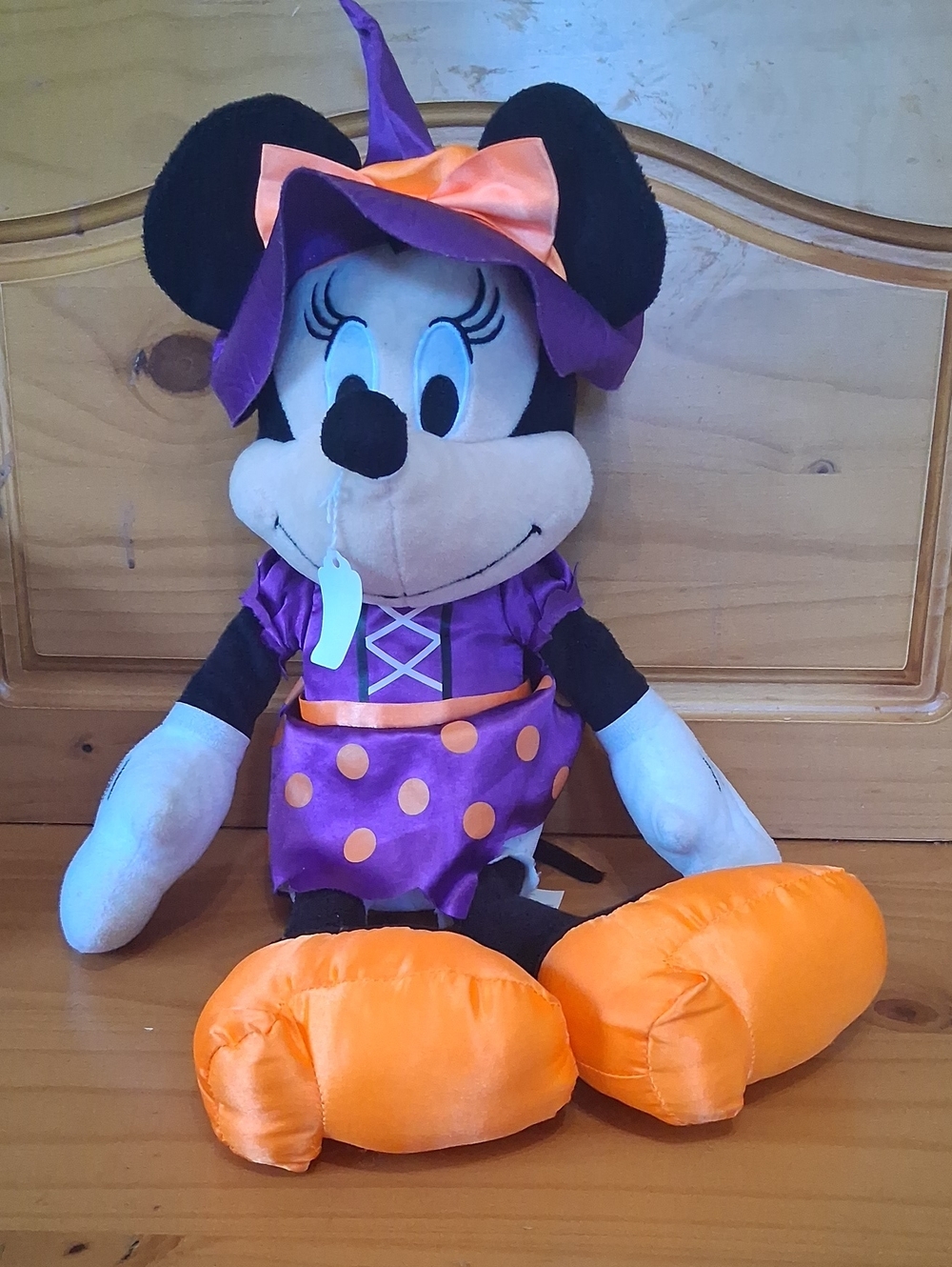 Purple & Orange Witch Minnie Mouse Plush Costume for Kids